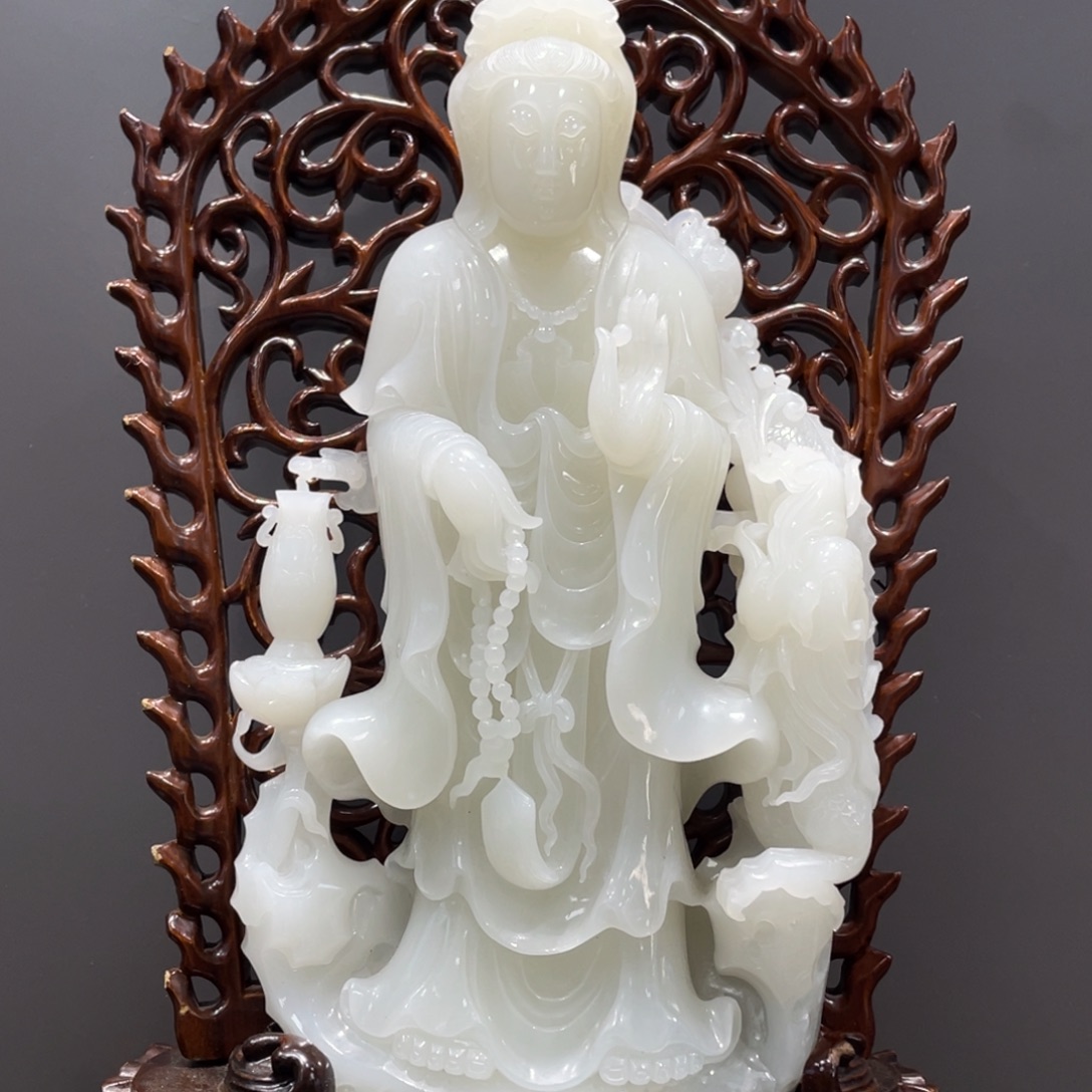 和田玉未镶嵌摆件