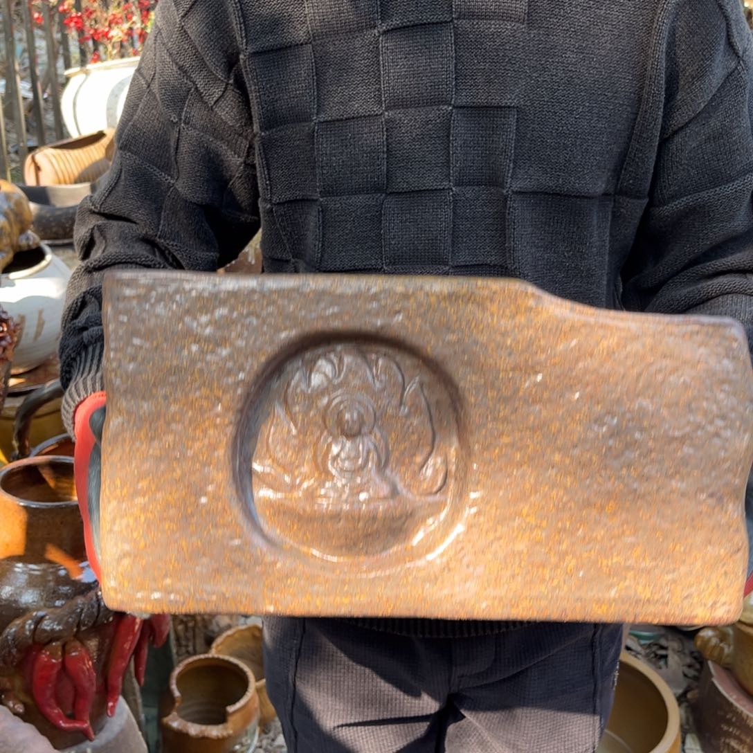 红陶高20长39宽20无孔