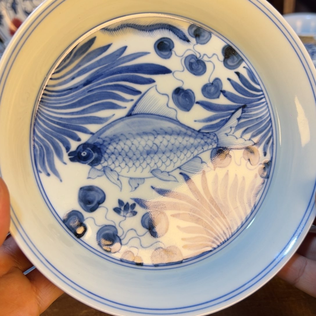 盖碗景德镇手工手绘