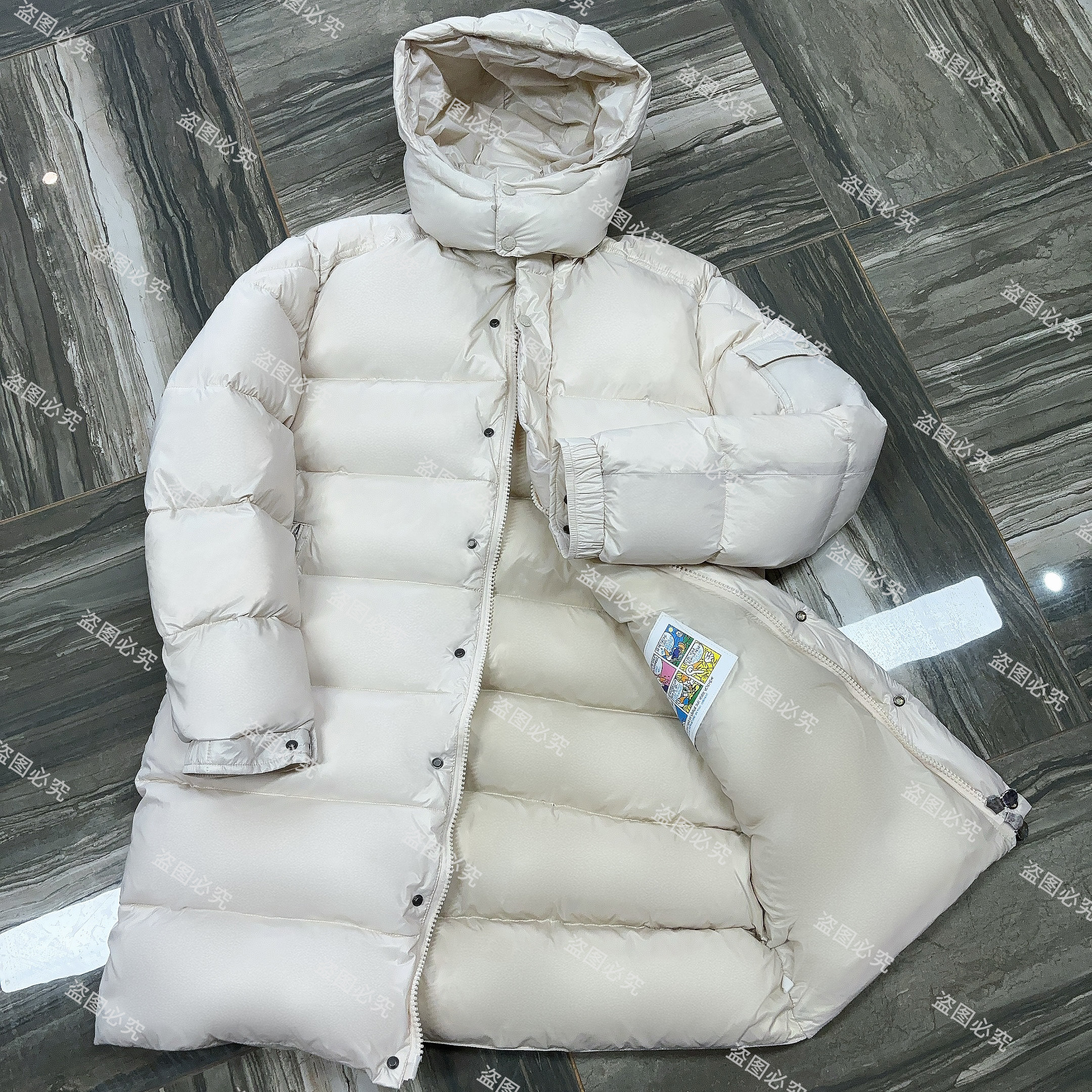 蒙口车连帽中长款加厚男女情侣时尚休闲羽绒服WWWW WWW