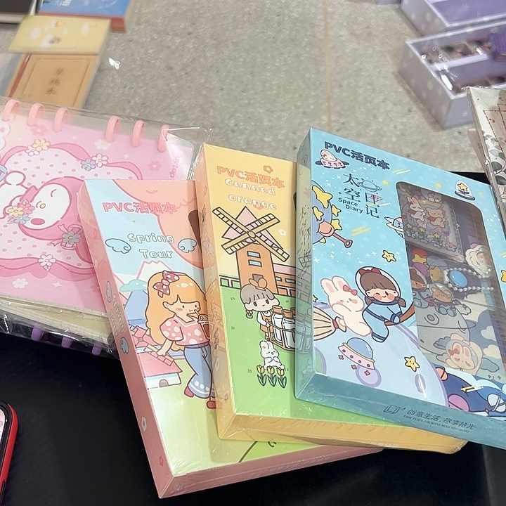 拾光A6活页网格发3本