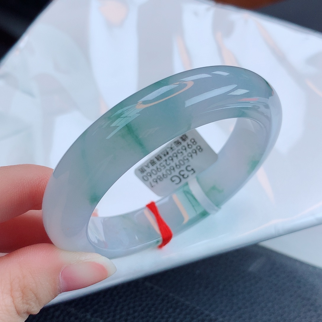 翡翠手镯未镶嵌缅甸天然翡翠a货