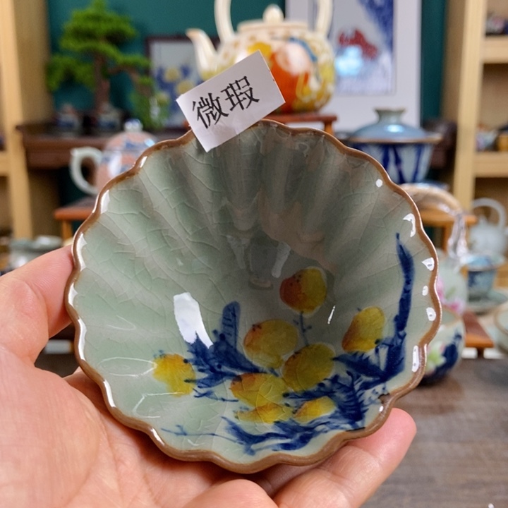 瓷片手工制作工艺精湛等特点