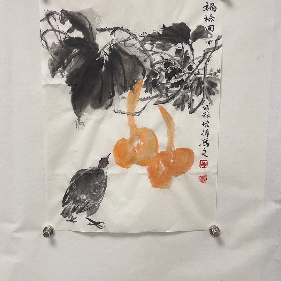 国画书法艺术作品曾多次