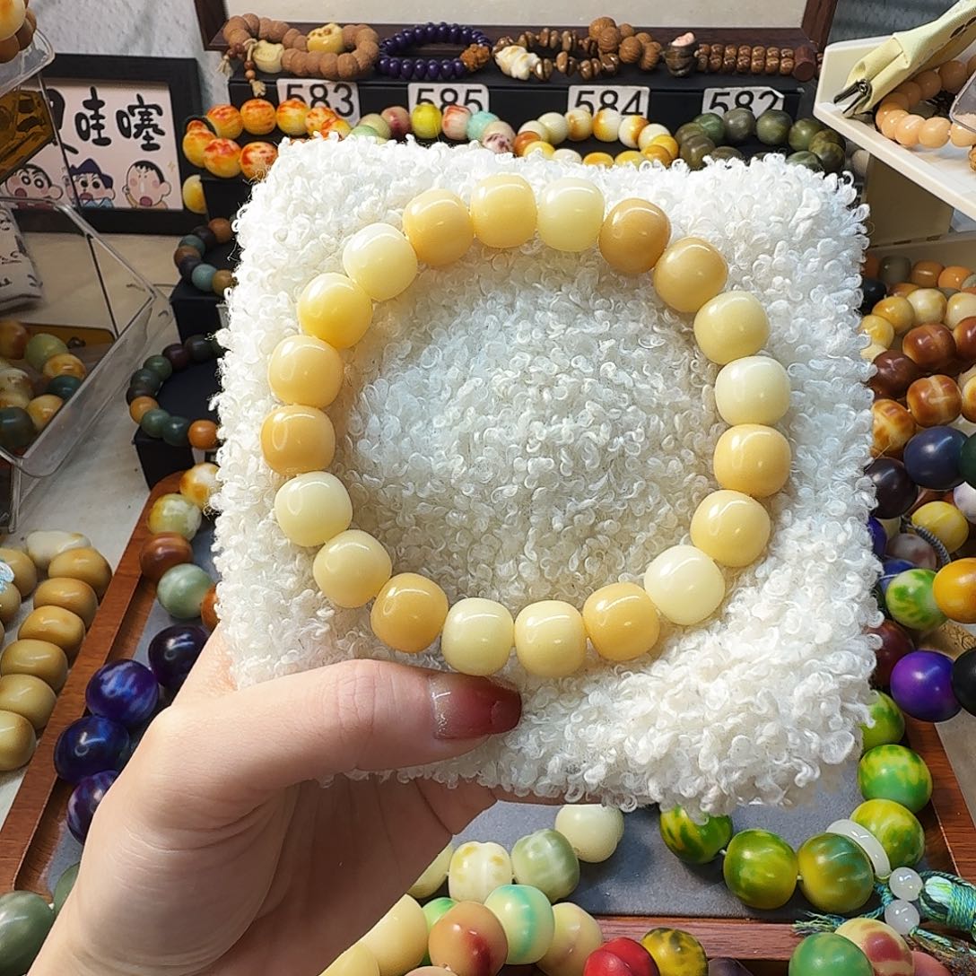 菩提根/象牙果手串12.5尺寸新品天然老料