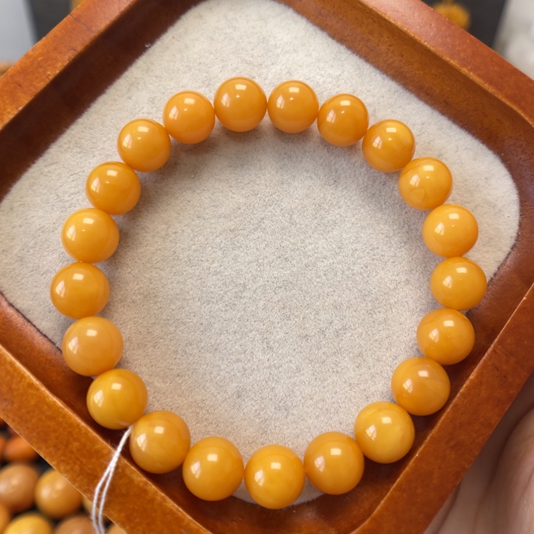 蜜蜡未镶嵌手链蜜蜡