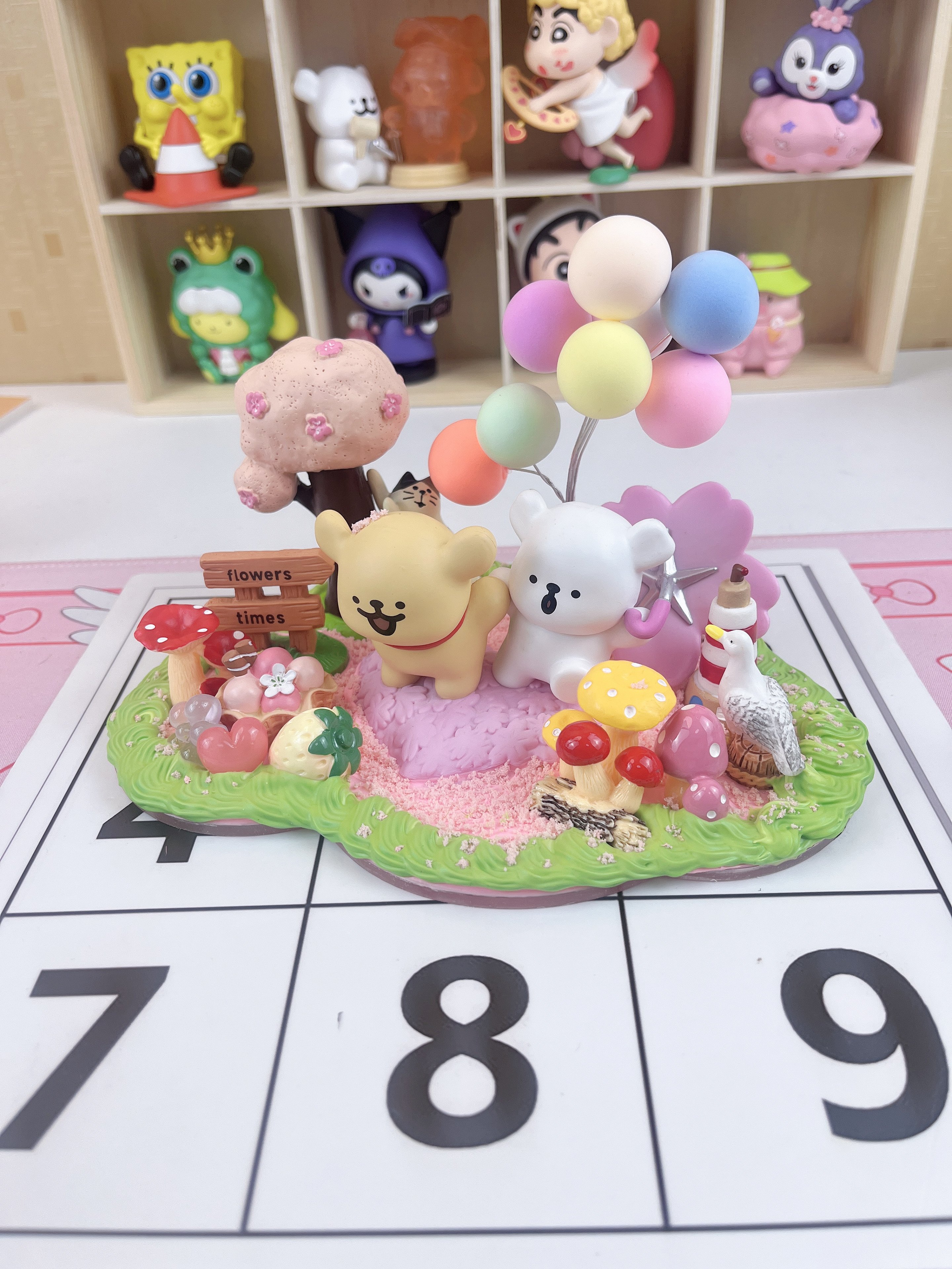 diy手工拼装3D立体拼装微场景模型生日礼物汽车临时停车挪车号码
