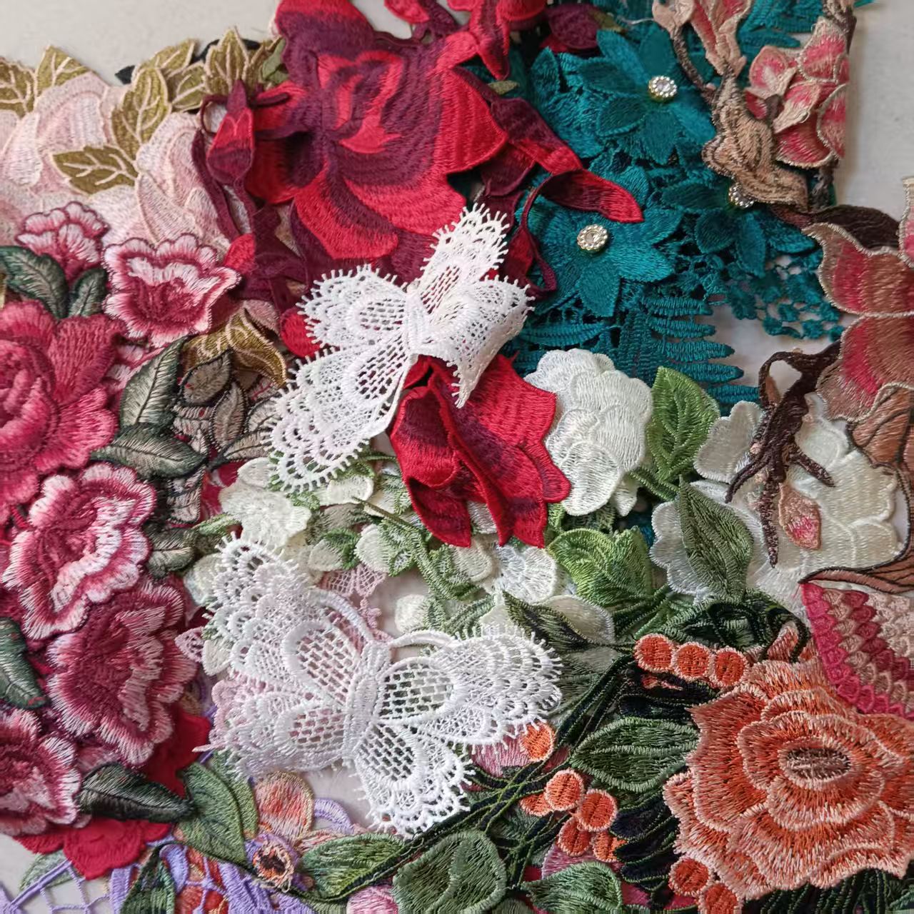 19号补丁混款刺绣布贴缝纫服装辅料包包帽子抱枕装饰