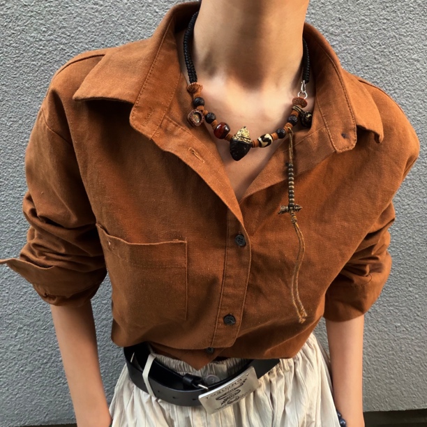 非金属皮质项链 娘拉擦擦手工项链 | 雨滴工作室