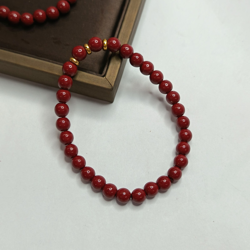 A469 朱砂手串6mm
