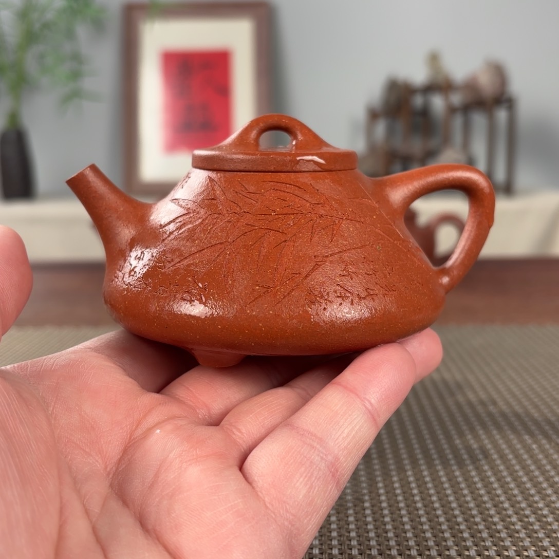 紫砂茶壶黄龙山原矿紫砂壶200