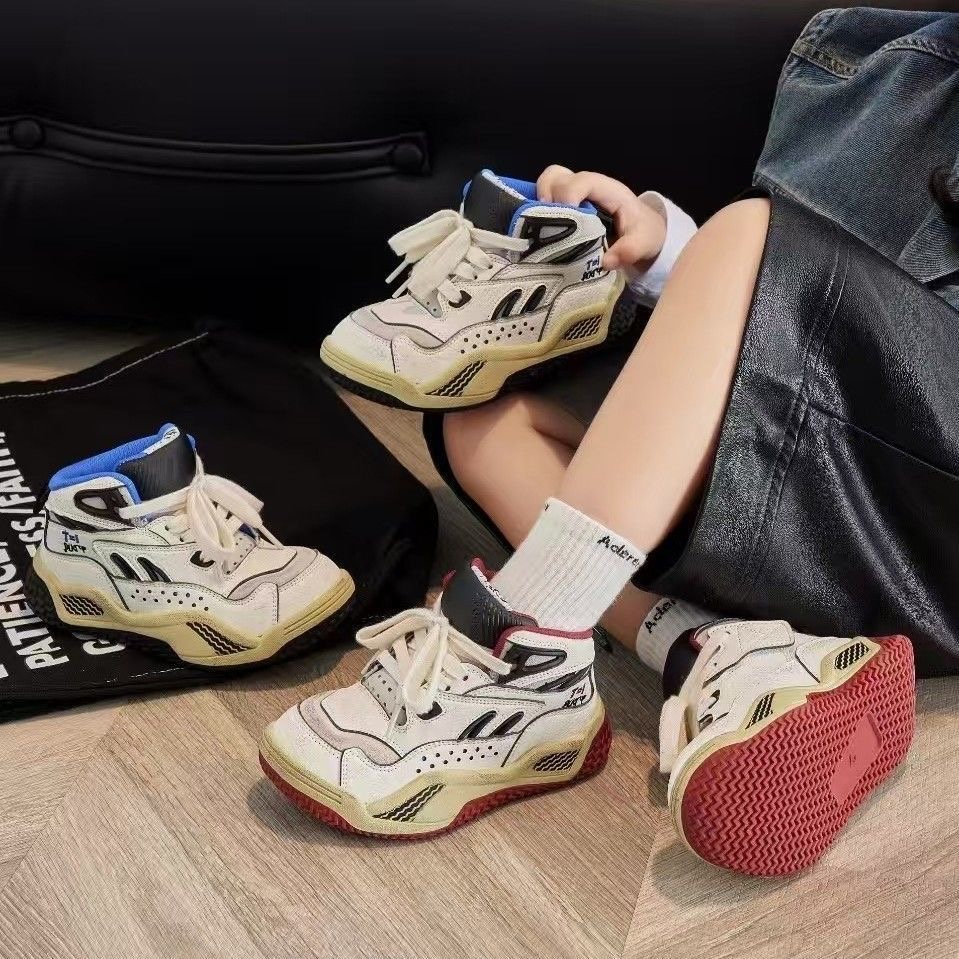 小胖童鞋高帮板鞋A01-A200百搭潮鞋