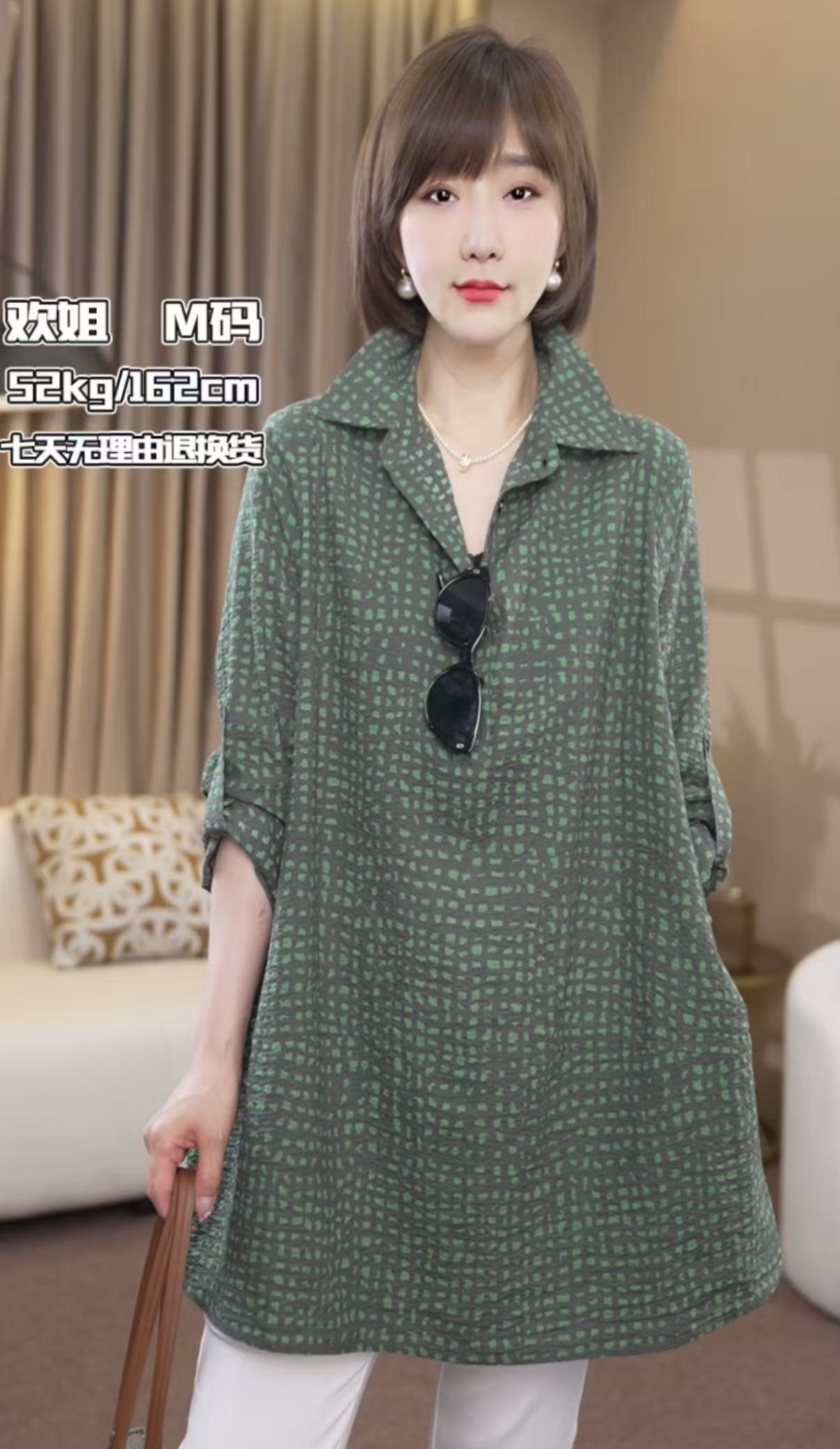 SHAIMI 晒米2025春季女士气质时尚衬衫CJ503W96829-113