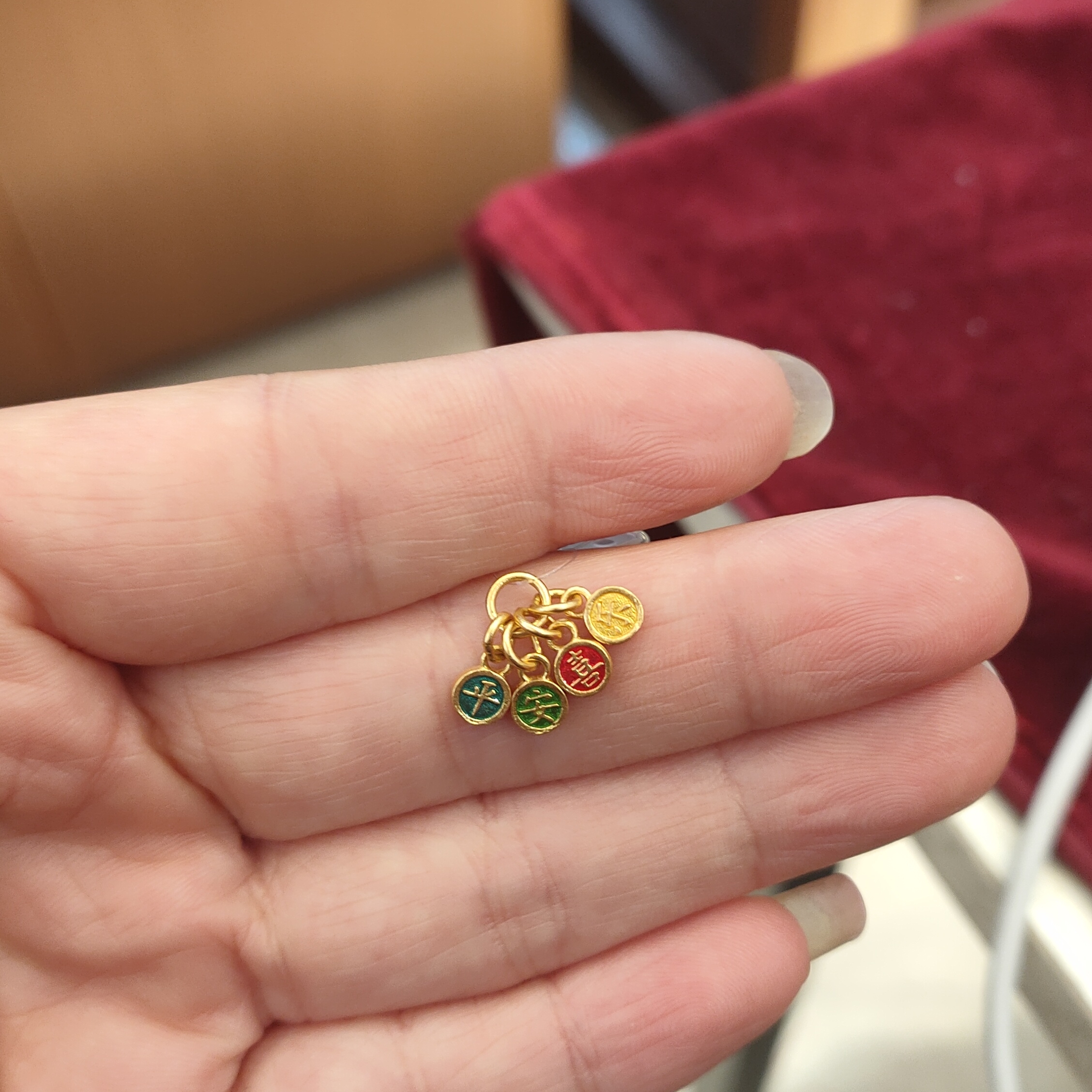 六桂福足金时尚平安喜乐