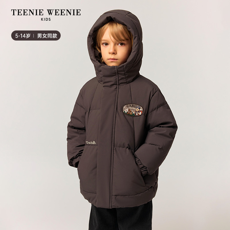 TeenieWeenie Kids小熊童装25年冬三防鹅绒羽绒面包服TKJD258974I