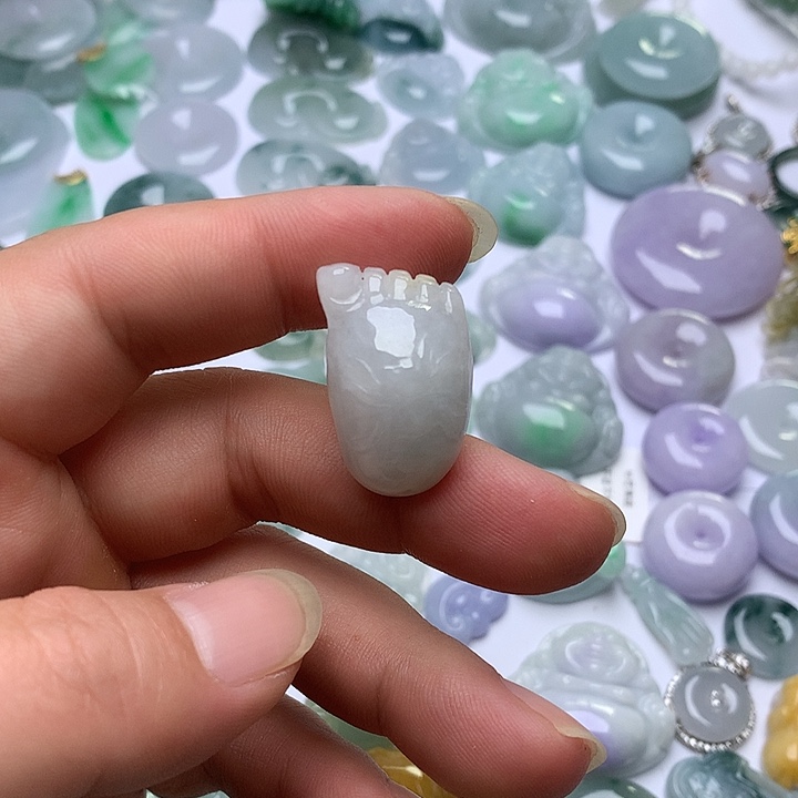 翡翠未镶嵌颈饰天然翡翠