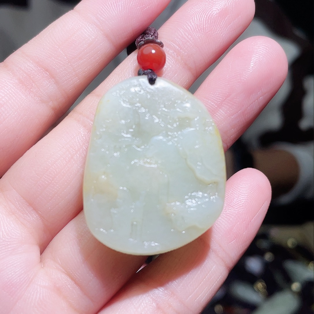 和田玉颈饰未镶嵌