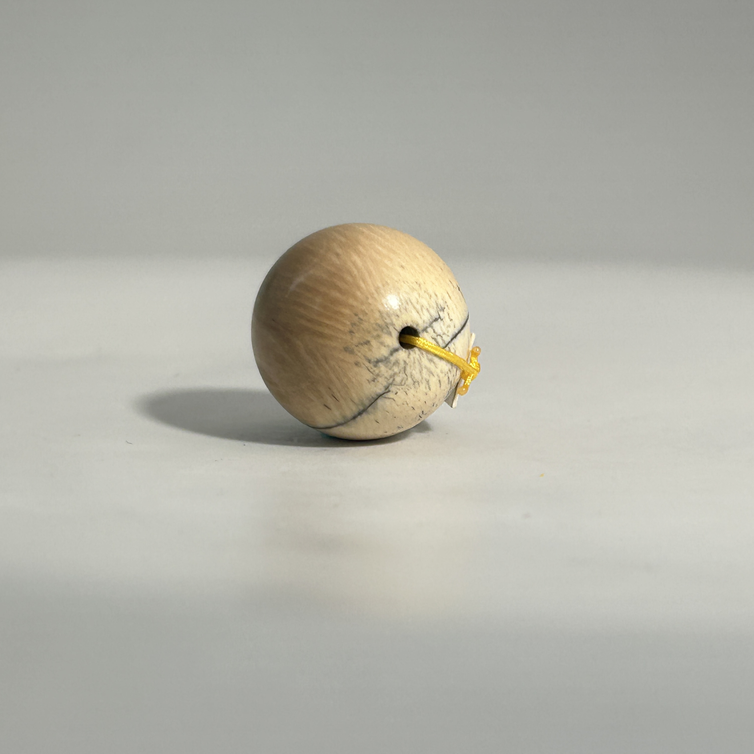 【文玩探宝】猛犸牙港工回流单珠19mm假一罚四W6895