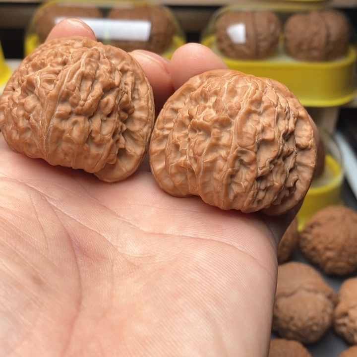 文玩核桃把件?白狮子