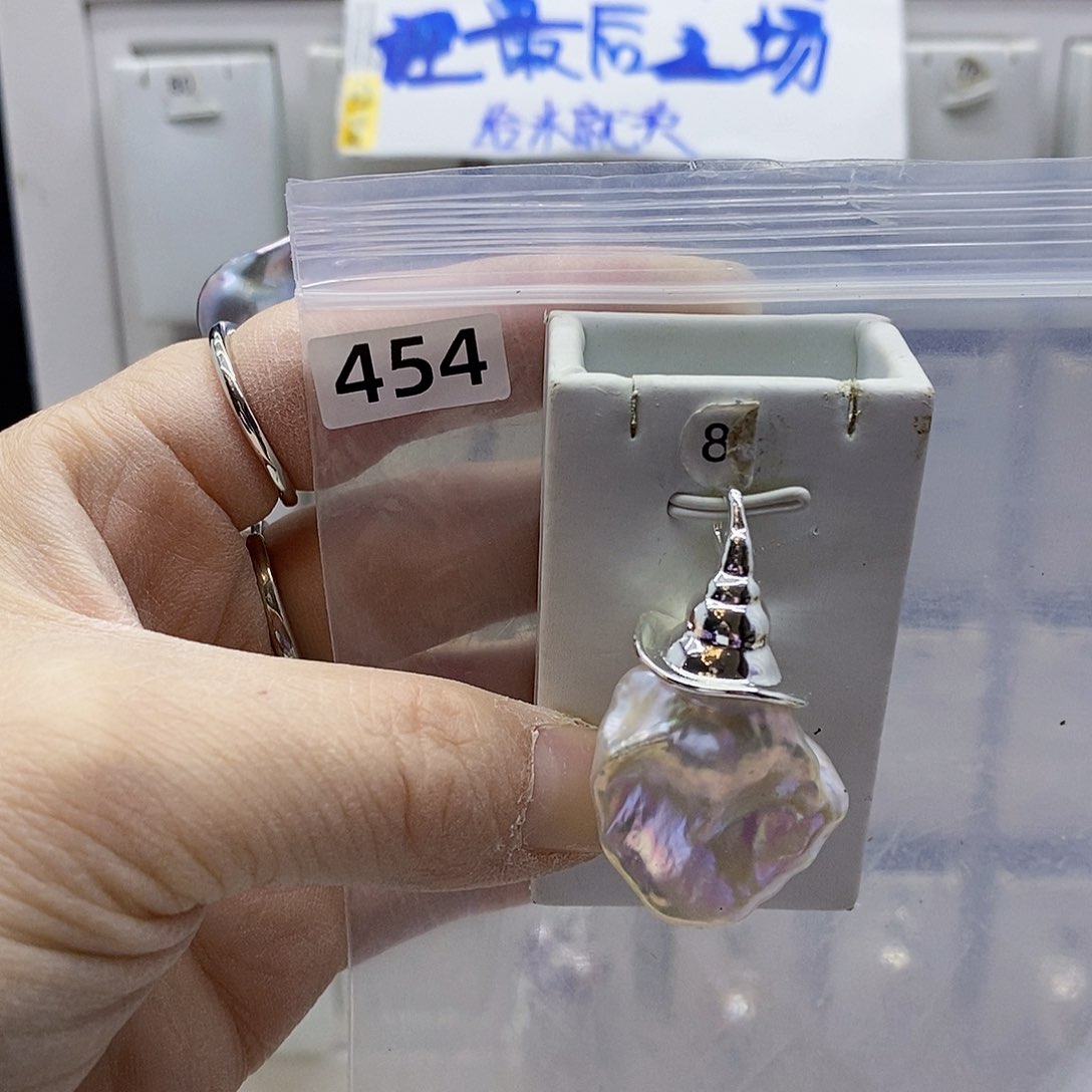 颈饰合金淡水珍珠