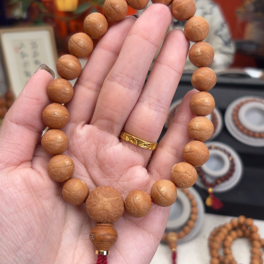 凤眼菩提吊坠12毫米铁籽单圈货头