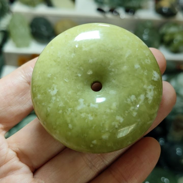 岫玉平安扣未镶嵌