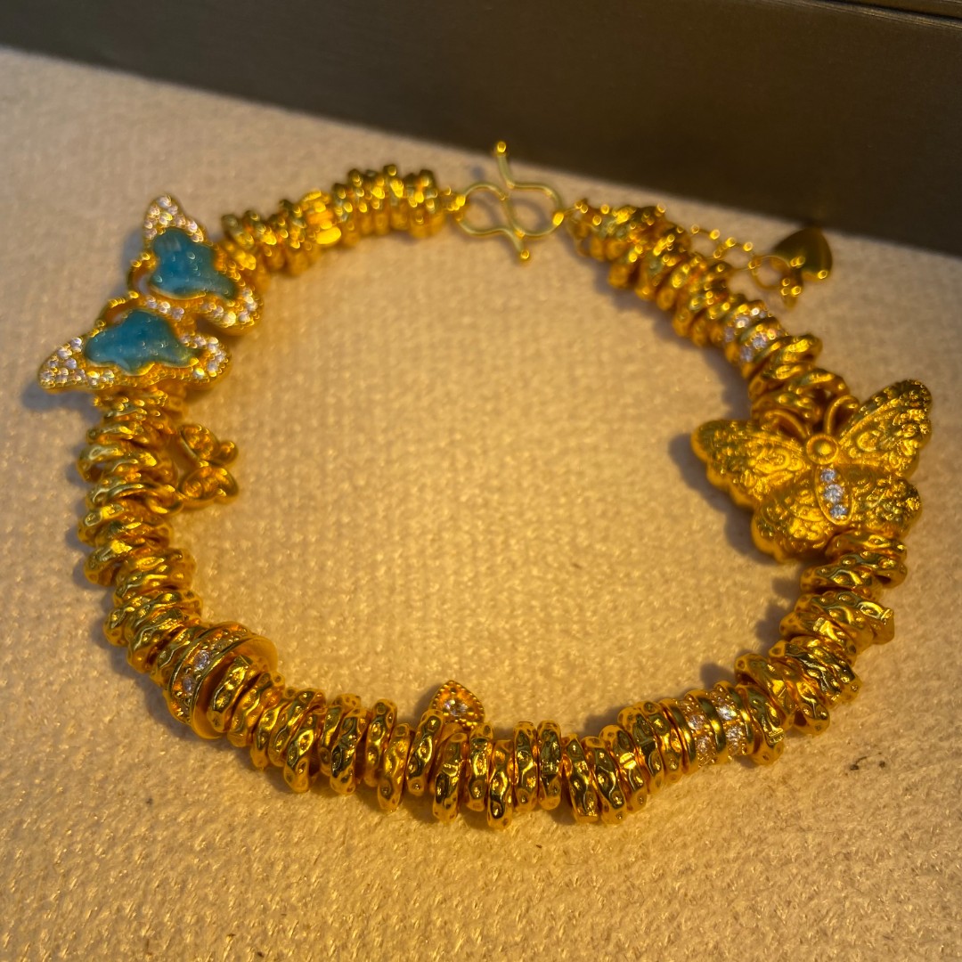  7091【手链】轻奢精品玫瑰金色女士手链