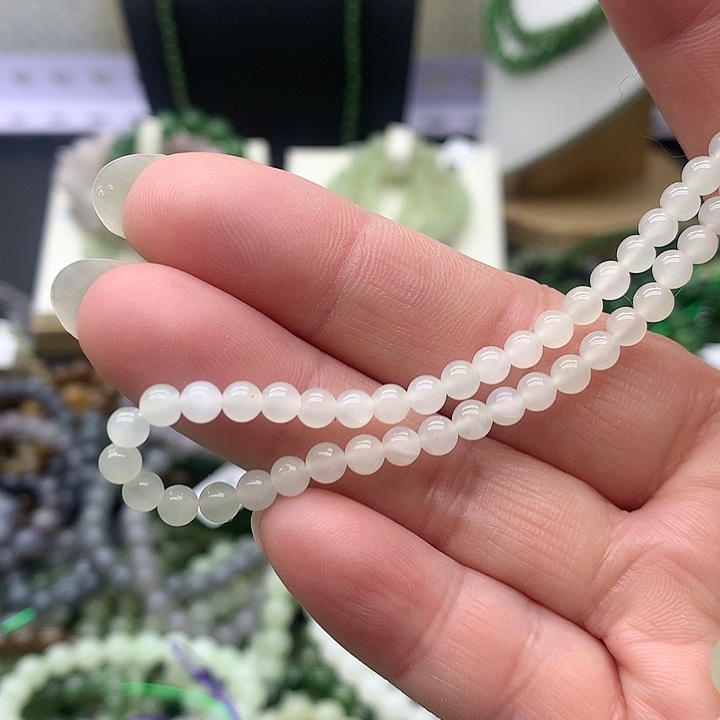 【闪购商品】和田玉手链未镶嵌4单圈