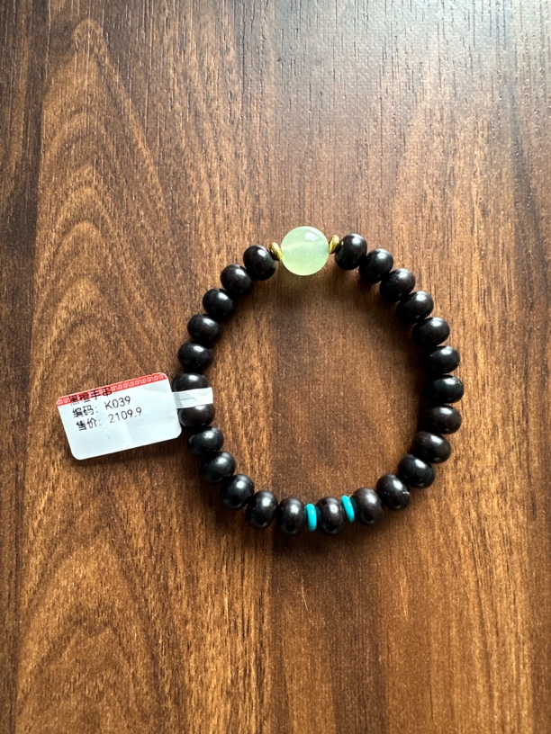 k039黑檀木手串（无礼盒）