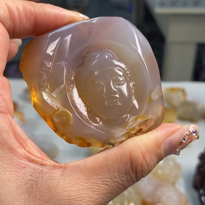 玛瑙/玉髓吊坠(不含链)未镶嵌