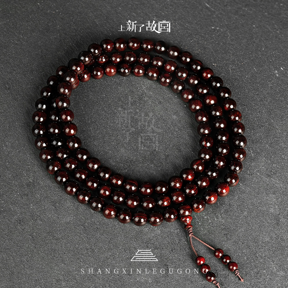 印度小叶紫檀8mm老料多圈手串