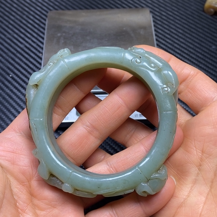 和田玉挂件未镶嵌心*