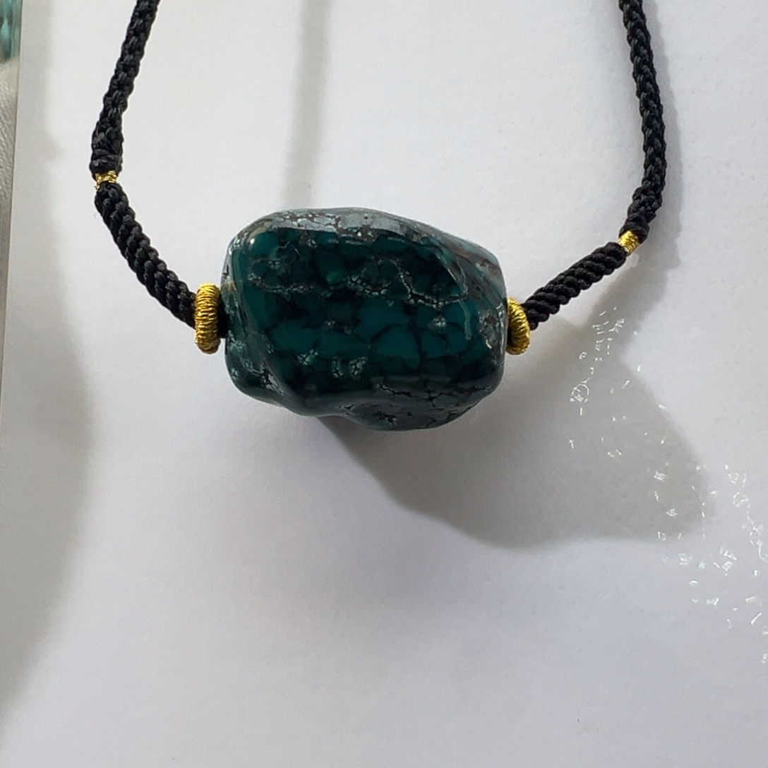 绿松石未镶嵌挂件