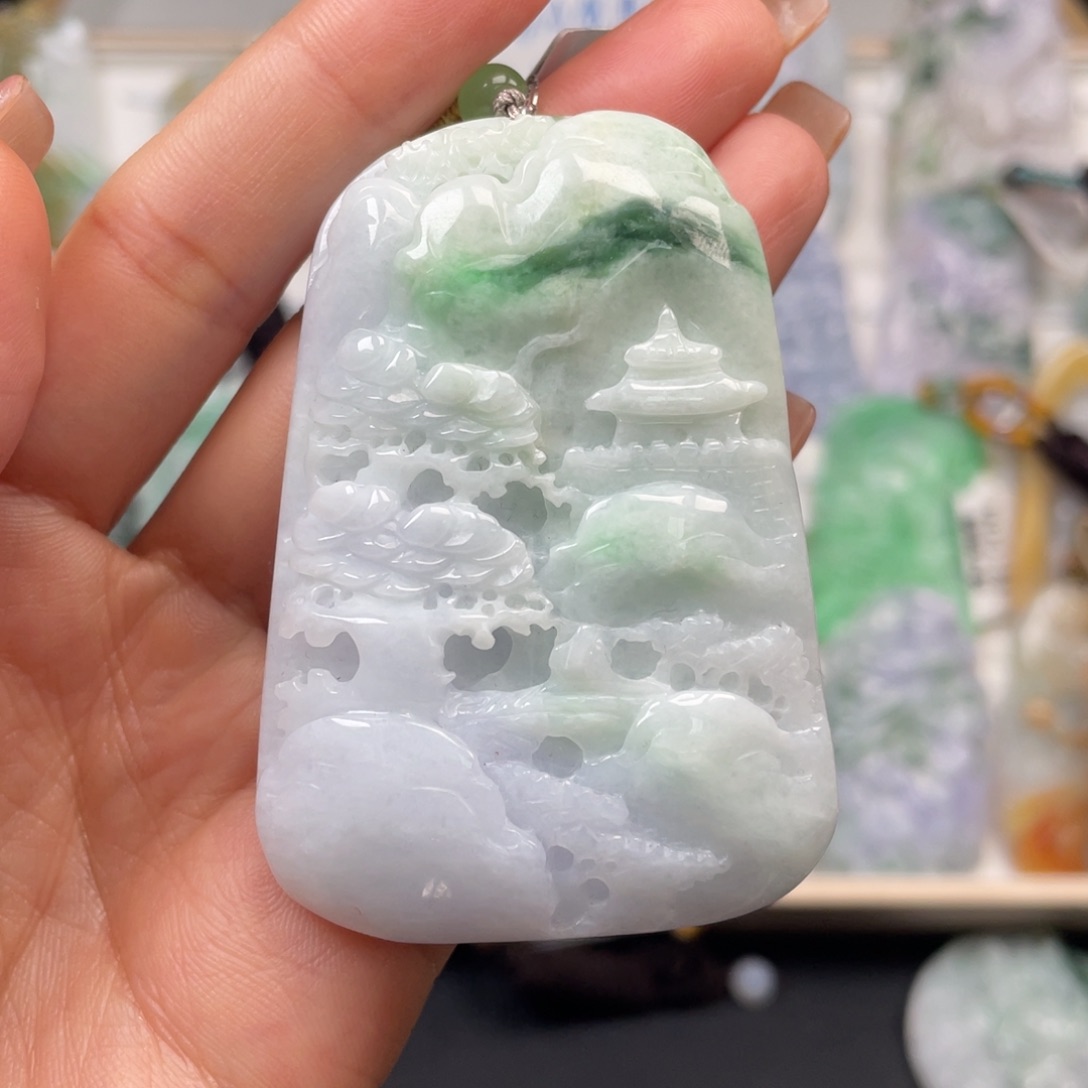 翡翠吊坠(不含链)未镶嵌