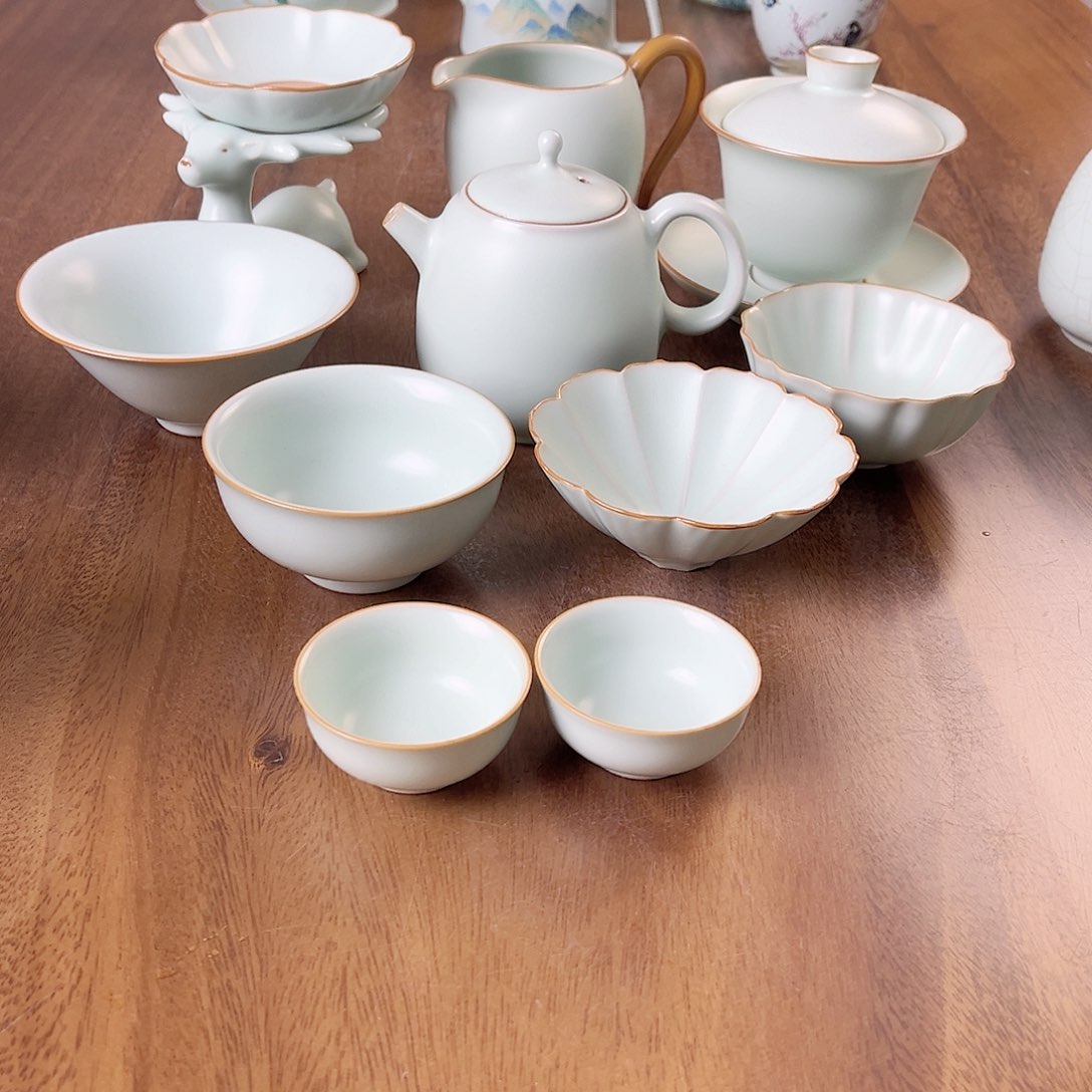 K***g仙南汝窑大套组18头