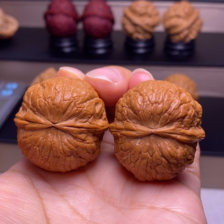 把件文玩核桃金蟒蛇皮球56