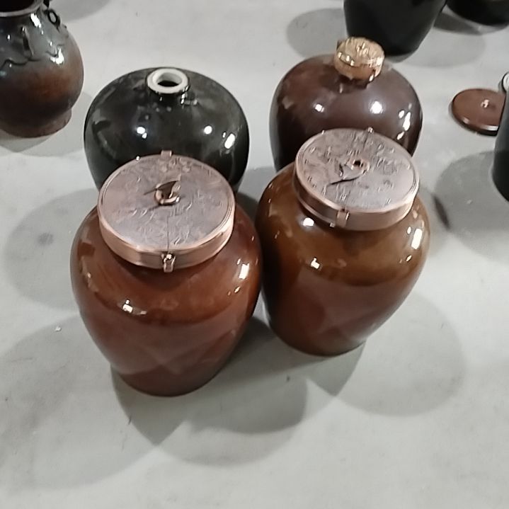 缸四个20斤酒坛带金属盖