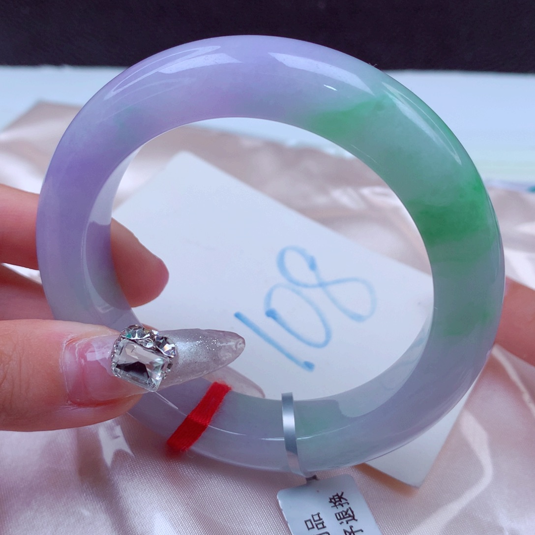 翡翠手镯未镶嵌天然缅甸翡翠A货手镯