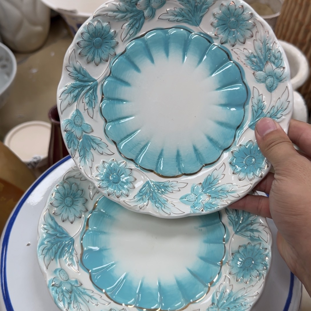 瓷片陶瓷工艺花瓶摆件