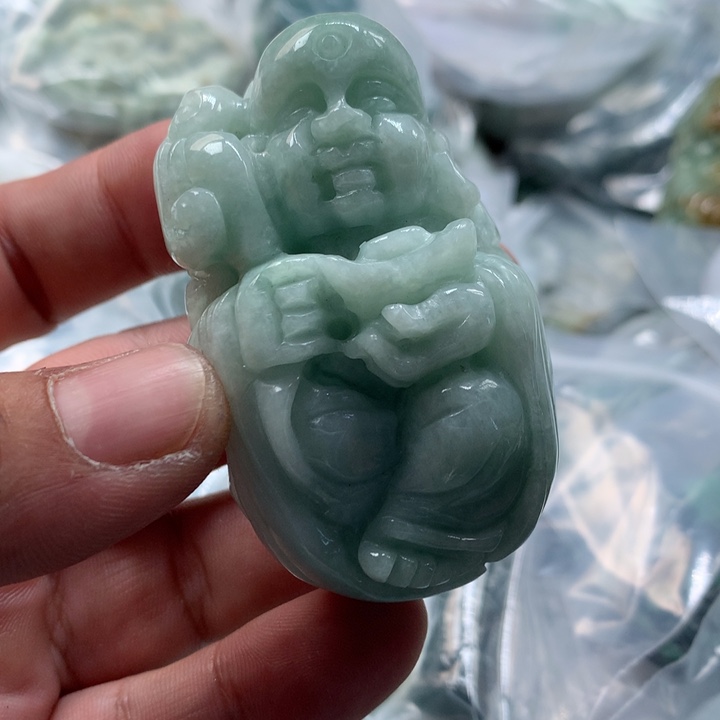 翡翠未镶嵌颈饰保真天然a货翡翠