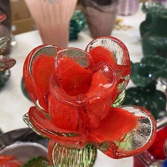 琉璃夜光花瓶高45