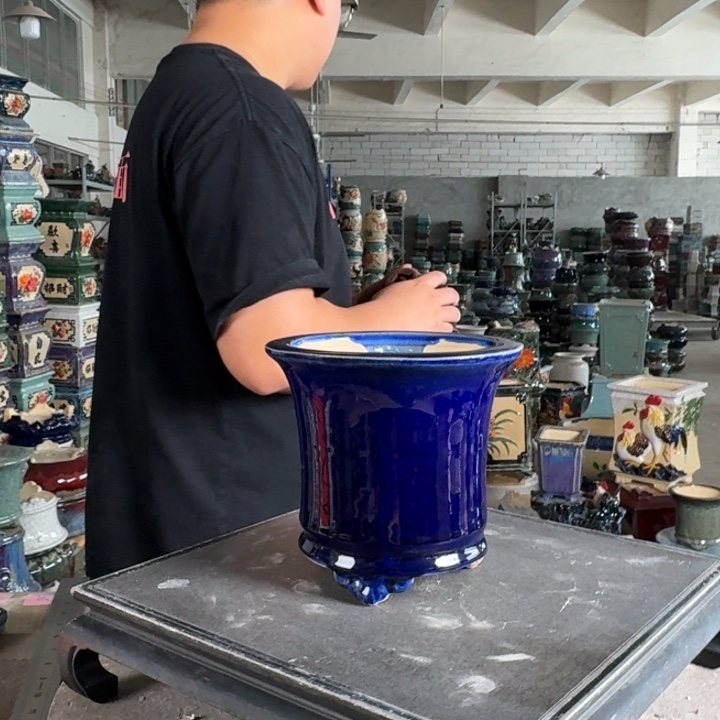 。一风堂石湾花盆 内12*12