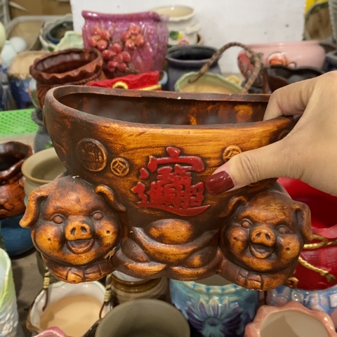 陶瓷双猪112223333