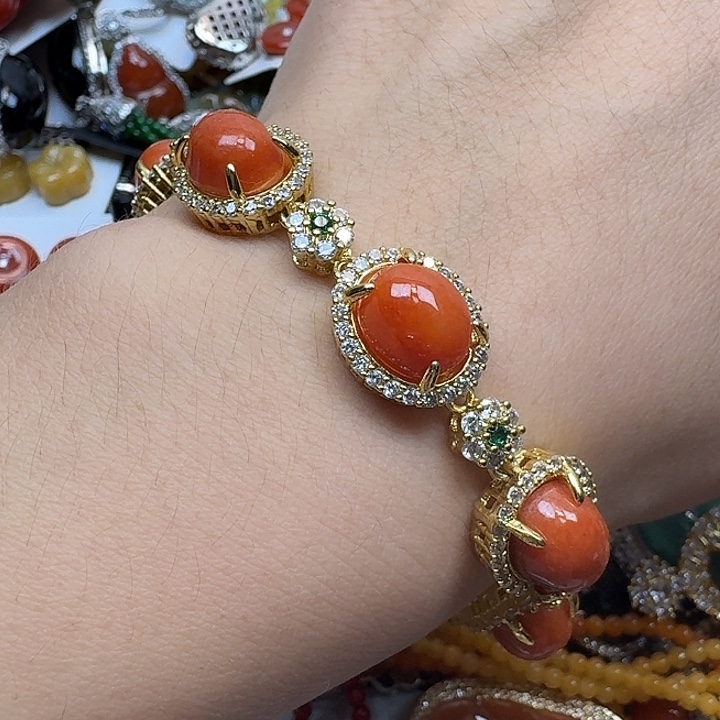 翡翠未镶嵌项链翡翠