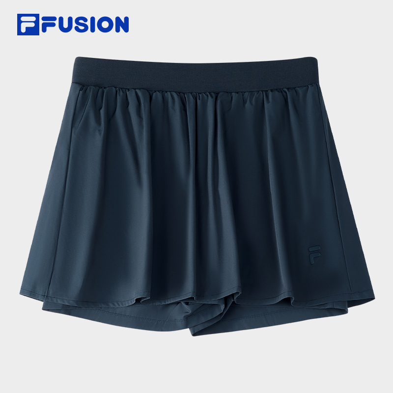FUSION斐乐短裙女25秋款时尚休闲基础半身裙短裙T11W536303F