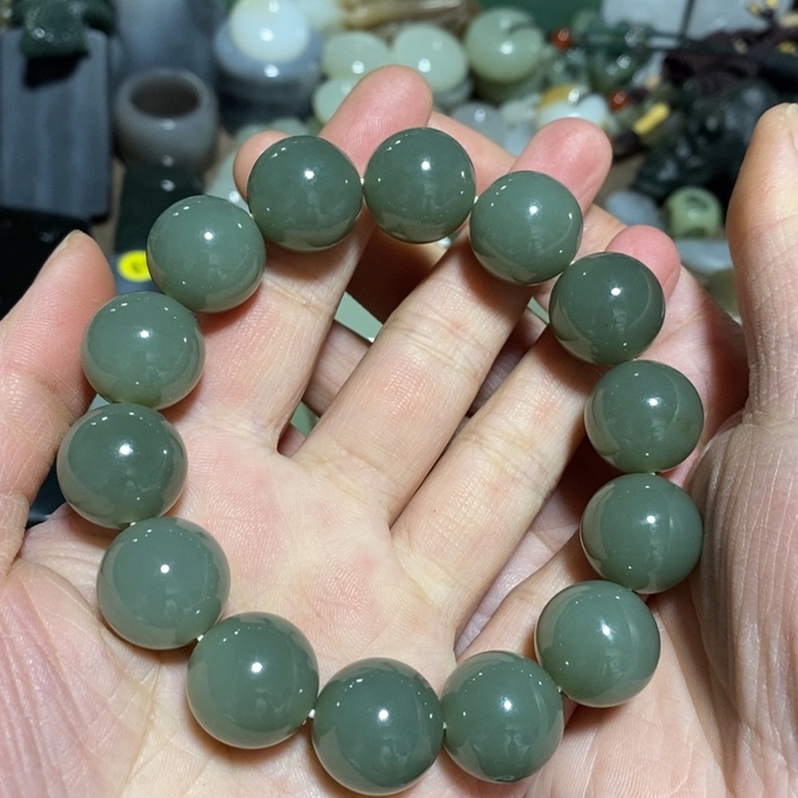 和田玉手链未镶嵌