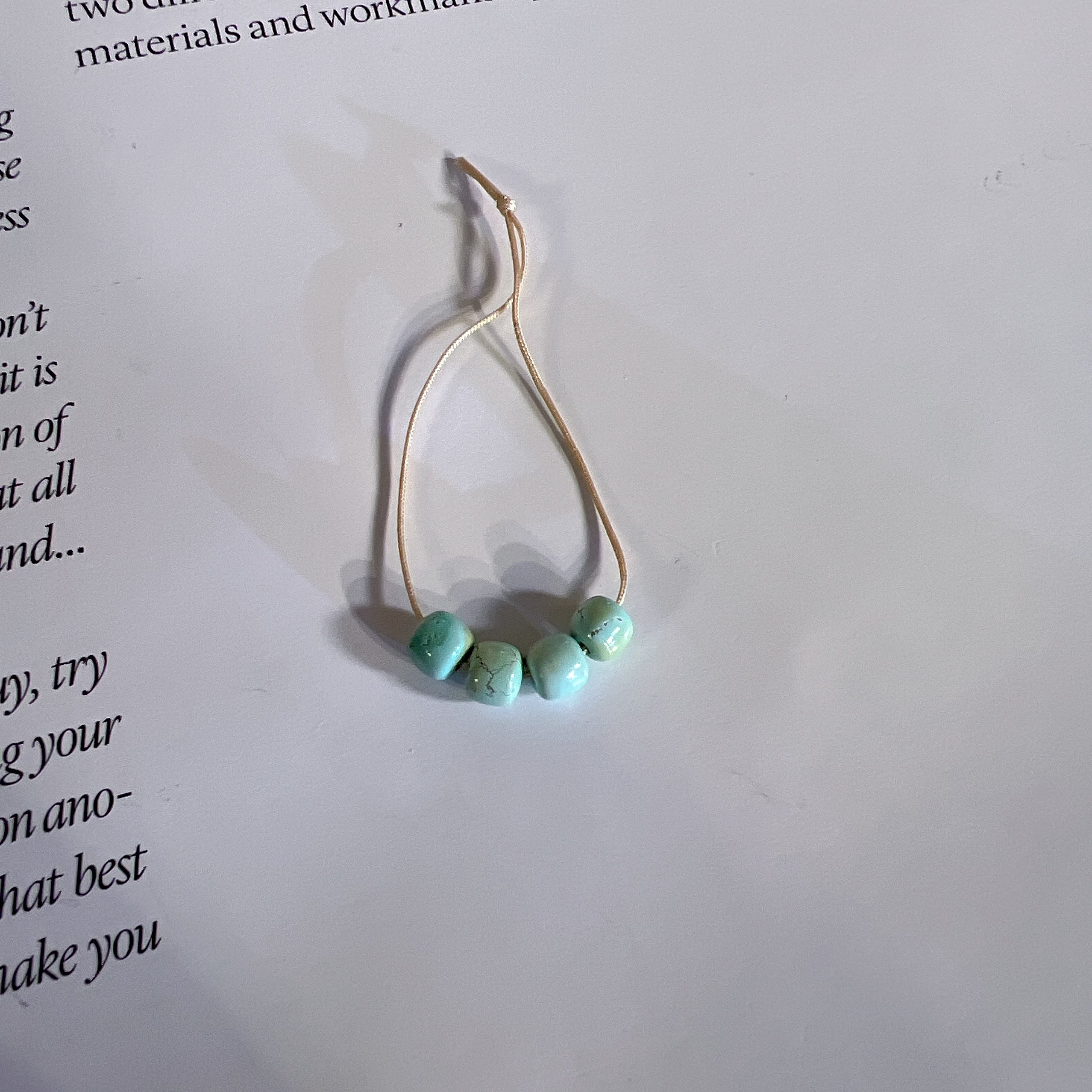 4.5mm天然松松老型珠裸石隔片（4粒微铁线）多样性发一