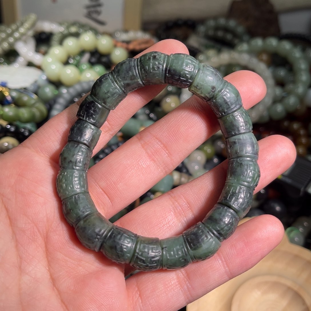 和田玉手链未镶嵌