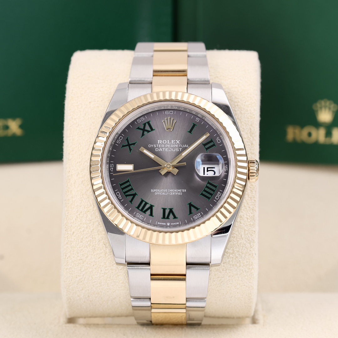 95新 Rolex/劳力士 126333 最新款绿罗 2023年2月保卡