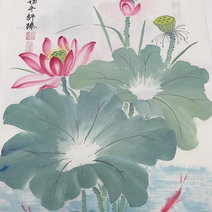 国画陆**明陈舒臻老师作品6666666